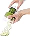 Spiralizer vegetable slicer Fun Life zoodle maker Mini Vegetable Spiral Slicer Cutter with Handheld Turning Good Grips- 3 Switchable Blades for Variable Cutting Pattern