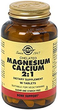 Solgar – Chelated Magnesium Calcium 2:1, 90 Tablets