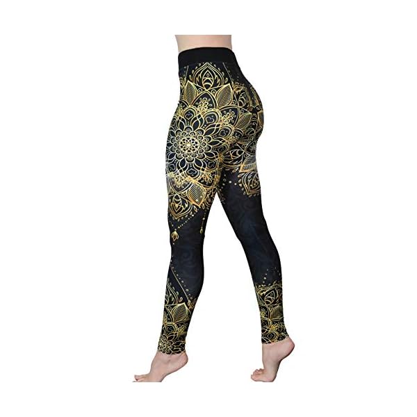 printed yoga capris