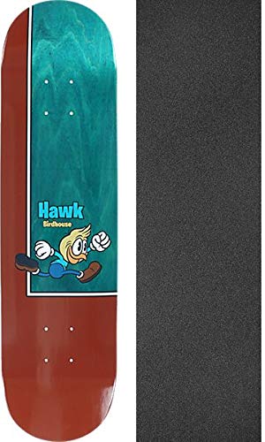 Birdhouse Hawk Birds Skate Deck-7.75 RED/Natural w/Mob Grip