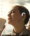 Ear Hook Bluetooth Wireless Headphones Non Ear Plug Bluetooth Headset with Microphone, Single Ear Headset Painless Wearing Sport Earphones for Smartphones,10 Hour Playtime (Silvery)