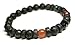 Unisex Gemstone Bracelet/Anti Anxiety/Stress Relief/Depression/Carnelian Bloodstone Black Onyx/Lava stones/For Men/Holistic Jewelry/Aromatherapy/Essential Oil Diffuser Beaded Bracelets