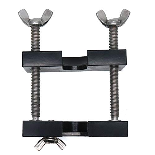 Timiy Professional Mouthpiece Puller Tool Adjustable Mouthpiece Remover 4.33" x 3.94" Four Colors for Chosen Black