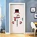 Christmas Snowman Stickers Set of 16, Cute Funny Fridge Stickers Refrigerator Stickers Holiday Christmas Decorations for Fridge, Garage, Office Cabinets, Door, Windows (Big Snowman 1Pack)