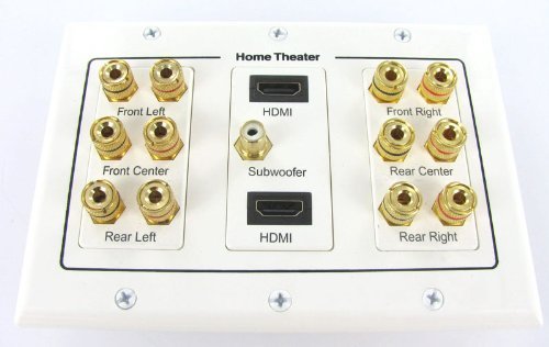 Sewell 6 Speaker, 1 Subwoofer, 2 HDMI Wall Plate, 3-Gang