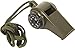 niceeshop(TM) Multifunctional Survival Emergency Outdoor Camping Essential Caution Whistle Compass (Military Green-2)