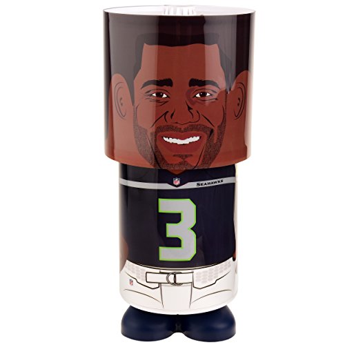 NFL Seattle Seahawks Russell Wilson Unisex Wilson R. #3 Desk Lamp, One Size