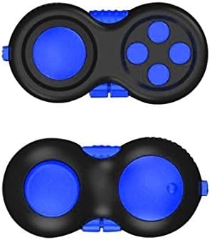 Bear Ursa Fidget Pad Toy Fidget Dice Prime Upgrade Version Fidget Cube Toy Stress Relief Fidget Cube Help Clicker Focus Mind Pressure Relief ABS Materials 6 Colors for Children and Adults (Blue)