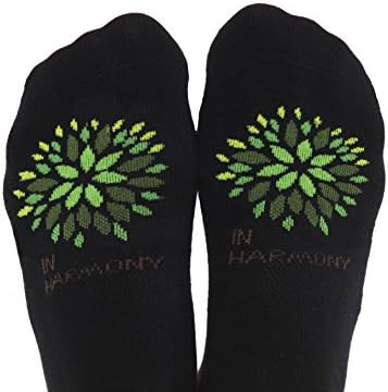 Toe Talk IN HARMONY Non Slip Grip Socks, Women's Sizes 5-8, For Pilates Barre Yoga Dance Meditation