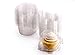 Monond TANGDIAABBCC Individual Cupcake Boxes | Set of 48 Clear Plastic Dome Single Compartment Cupcake Holders with Improved Closing Mechanism by Cupcake Supply Co