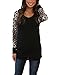ZANZEA Women's Sexy Leopard Long Sleeve Chiffon Loose Blouse Casual Top Pullover Black US 20/Asian 3XL