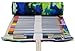 Hz.Codelo Canvas 72 Colored Pencils Wrap With a Mesh Bag, Travel Pencil Holder Roll up Case, Gel Pen Organizer, Great for Kids Adult Coloring Book -Paint (NO Pencil included)