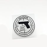 DXYMOO Car Stickers Reflective Motorcycle Helmet Decal Bumpers for G18 LOCK SAFE ACTION PISTOLS 9x9cm