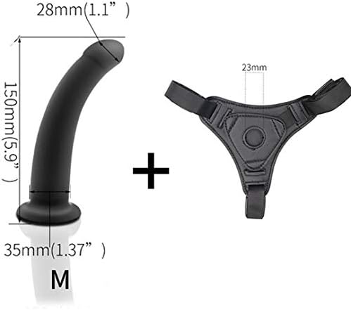 for Funny Women Remote New Strap Suction Cup Strapless Strapon Harness Couples Huge Plug,M