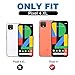 MoKo Compatible with Google Pixel 4 XL Case, Crystal Clear Reinforced Corners TPU Bumper + Anti-Yellow Anti-Scratch Transparent Hard Panel Cover for Google Pixel 4XL 6.3 inch 2019 - Crystal Clear
