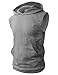 H2H Mens Casual Active Cotton Hoodie Sleeveless T-shirts