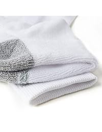 Impresionantes 360 hombres calcetines tobilleros de algodón medio cojín