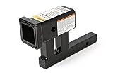 MaxxHaul 70355 1-1/4" to 2" (Fits class II only) Hitch Adapter with 4" Rise and 3-3/8" Drop