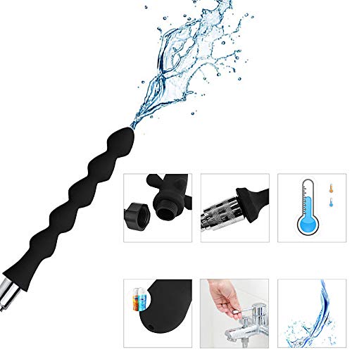 Zinnor Shower Enema Cleaner Easy Flow Enemator Cleansing Nozzle Enema Attachment