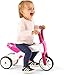 Chillafish Bunzi: 2-in-1 Gradual Balance Bike & Tricycle, White/Pinkthumb 1