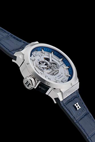 HMMER-Herren-Armbanduhr-Analog-Automatik-mit-Kalbslederarmband-GG-200