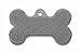 RMP Stamping Blanks, 1 Inch x 1-3/4 Inch Dog Bone with Hole, Aluminum 0.063 Inch (14 Ga.) - 50 Pack