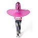 Y-Nut UFO Raincoat, Large for Kids Adults, Saucer Poncho Head Umbrella Novelty Headwear Cap Hat Rainwear for Children