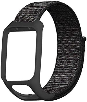 rainrain27 Nylon Canvas Watch Strap, Replacement Watch Band, Bracelet Accessories, Compatible for Tomtom Runner3 & Tomtom Adventurer