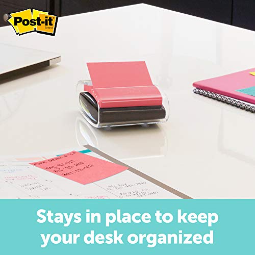 Post-it Pop-up Note Dispenser, Black, Designed to work with Post-it Pop-up Notes, Fits 3 in. x 3 in. - //medicalbooks.filipinodoctors.org
