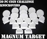 Steel Shooting Targets - Coin Challenge Knockovers - Action Pistol and Rifle