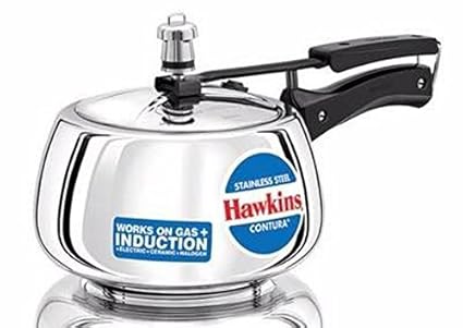 Hawkins Stainless Steel Contura Pressure Cooker 5 litres