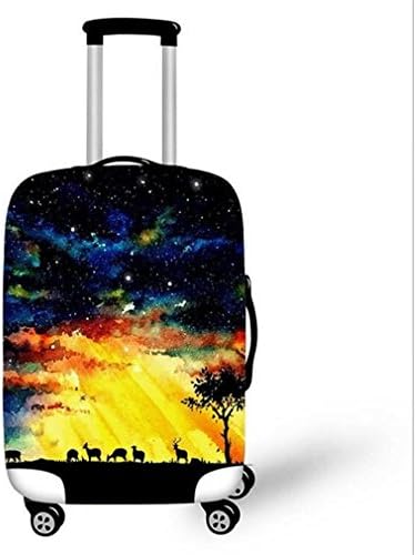 GUOW 3D Luggage Dust Cover European Dream Painting S Code 18 To 20 Inch M Code 22 To 24 Inch L Code 36 To 28 Inch Wear-resistant Soft , M