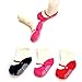 Elesa Miracle Non-Skid Baby Girl Toddler Shoe Socks, 3 Pairs, for 6-18 Months, Ballet