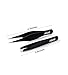 Slant Tweezer-Pointed Tweezers 2 Pack Set Stainless Steel-Eyebrow,Ingrown Hair,Splinter Removal