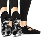 LA ACTIVE Non Slip Yoga Grip Socks - Barre Ballet