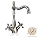 FREUER Bellissimo Collection: Classic Kitchen / Wet Bar Sink Faucet, Brushed Nickel