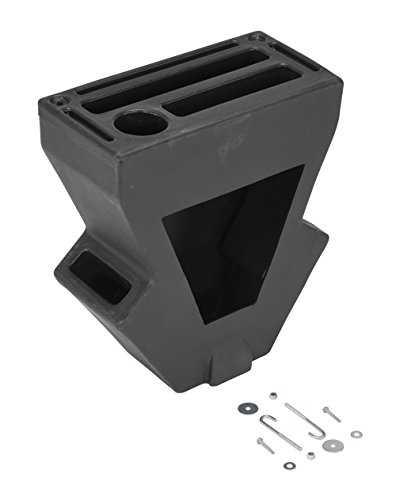 Vestil P-CADDY-BK Black Economical Pallet Truck Caddy, Plastic, 16-1/8" Width x 18-5/8" Height x 8-3/4" Depth