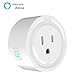 Yilen Wifi Smart Plug Mini Outlet, Compatible with Alexa, Wireless Outlet Plug-In Timer Switches Socket, Controlled By Smartphone from Anywhere/Anytime(plug mini-1 pack)