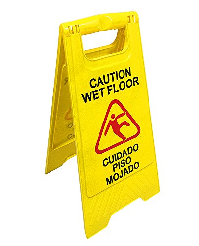 UPC 636156981681, English &amp; Spanish &quot;Wet Floor&quot; Sign