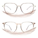 ROCKNIGHT Hexagon Fashion Glasses for Women Blue