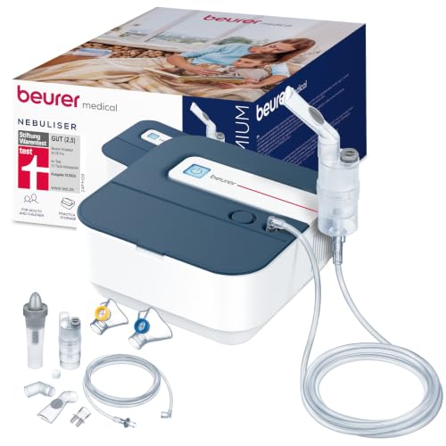 Beurer IH 28 Pro Inhalator zur Atemwegstherapie, für Kinder & Erwachsene
