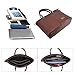 Laptop Tote Bag,IAITU Practical Work Bag with Adjustable Strap Laptop Bag for 15-15.6 Inch MacBook Ultra-Book (Coffee)