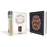 NIV, Journal the Word Bible for Women, Cloth over Board, Navy, Red Letter Edition, Comfort Print: 500+ Prompts to Encourage Journaling and Reflection