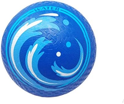 JUJU Athletics Elemental Blue Water Playground Ball 8.5" Premium Rubber Ball for Foursquare, Dodgeball, Kickball