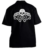 GearHead Alley Banner with Skull Pistons 13 Work Shirt