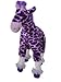 Plush Purple Giraffe Stuffed Toy with extra leg support