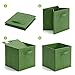 EZOWare Set of 6 Foldable Fabric Basket Bins, 10.5