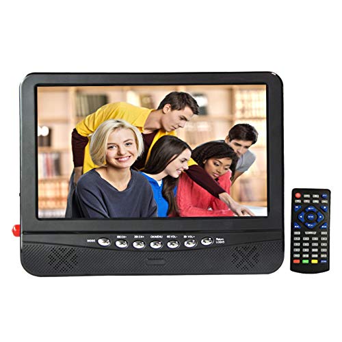 GJY 9-Inch Car Headrest Monitors,Car Video Player,Portable Widescreen TV,Built in Digital Tuner+NTSC,USB/TF Card Slot/Headphone Inputs,with Detachable Antennas,Full Function Remote,Removable Bracket - Thumbnail 6