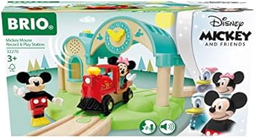 mickey mouse brio train set