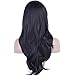 DAOTS Wig Long Heat Resistant Big Wavy Hair Women Cosplay Wig (black)